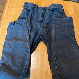 American eagle black corduroy pants